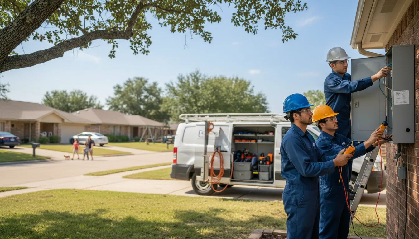 Certified electrician providing emergency electrical services in Mexico, ME